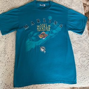 Vintage FL Marlins World Series T Shirt, NWOT
